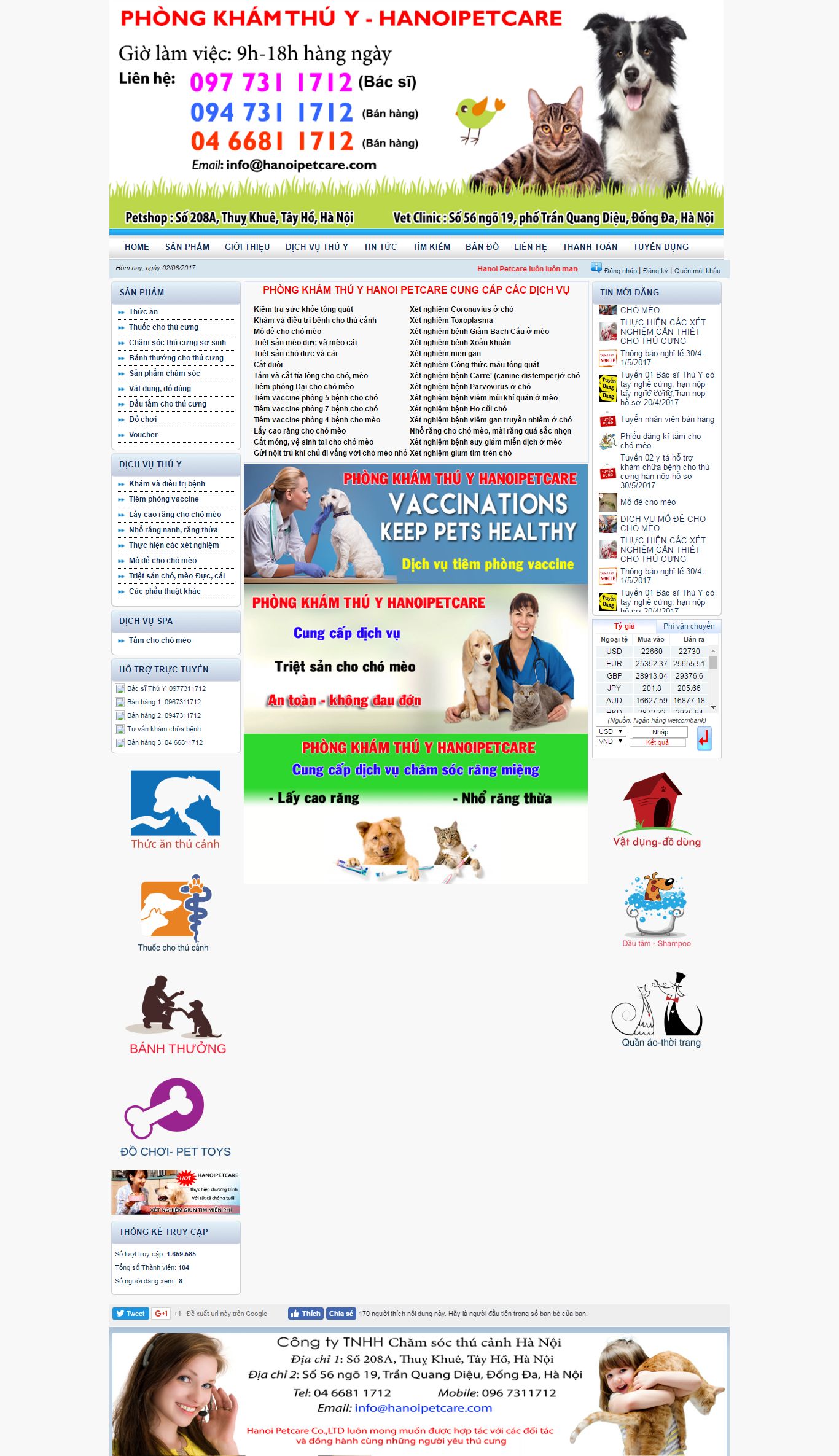 Thiết kế website phòng khám thú y đẹp, chuyên nghiệp chuẩn SEO